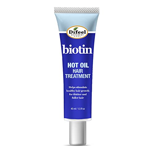 Image of Difeel Hot Oil Hair Treatment with Biotin 1.5 oz. - Biotin Hot Oil Treatment