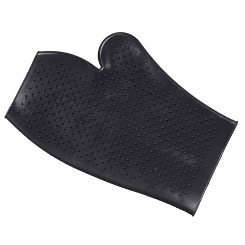 Tough1 Rubber Grooming Glove - Black