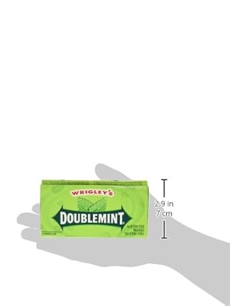 Wrigley - Doublemint, Slim, 15 stick pack, 10 count