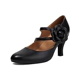 Mode rétro : ces chaussures Mary Jane pour femme combinent un look classique avec un motif Oxford mis à jour, ce qui en fait un must have pour toute femme à la mode. Ces chaussures pour femme sont parfaites pour ajouter une touche de charme rétro à votre prochain événement à thème. Elles feront également un excellent choix pour les chaussures de mariée ou de mariage.