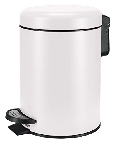 Kleine Wolke Kosmetikeimer One, Farbe: Weiß, Material: Edelstahl/PP, Größe: Eimer 3 Liter