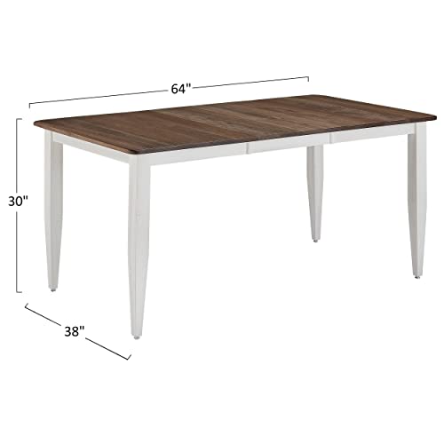 Carol's Inspirations 7 Piece Solid Maple Wood Dining Room Set | Full Kitchen Table Set With Table And 6 Chairs | 38” X 64” Rustic Rectangle Table With Eased Edge And Distressing | Handmade In Usa #TOP1
