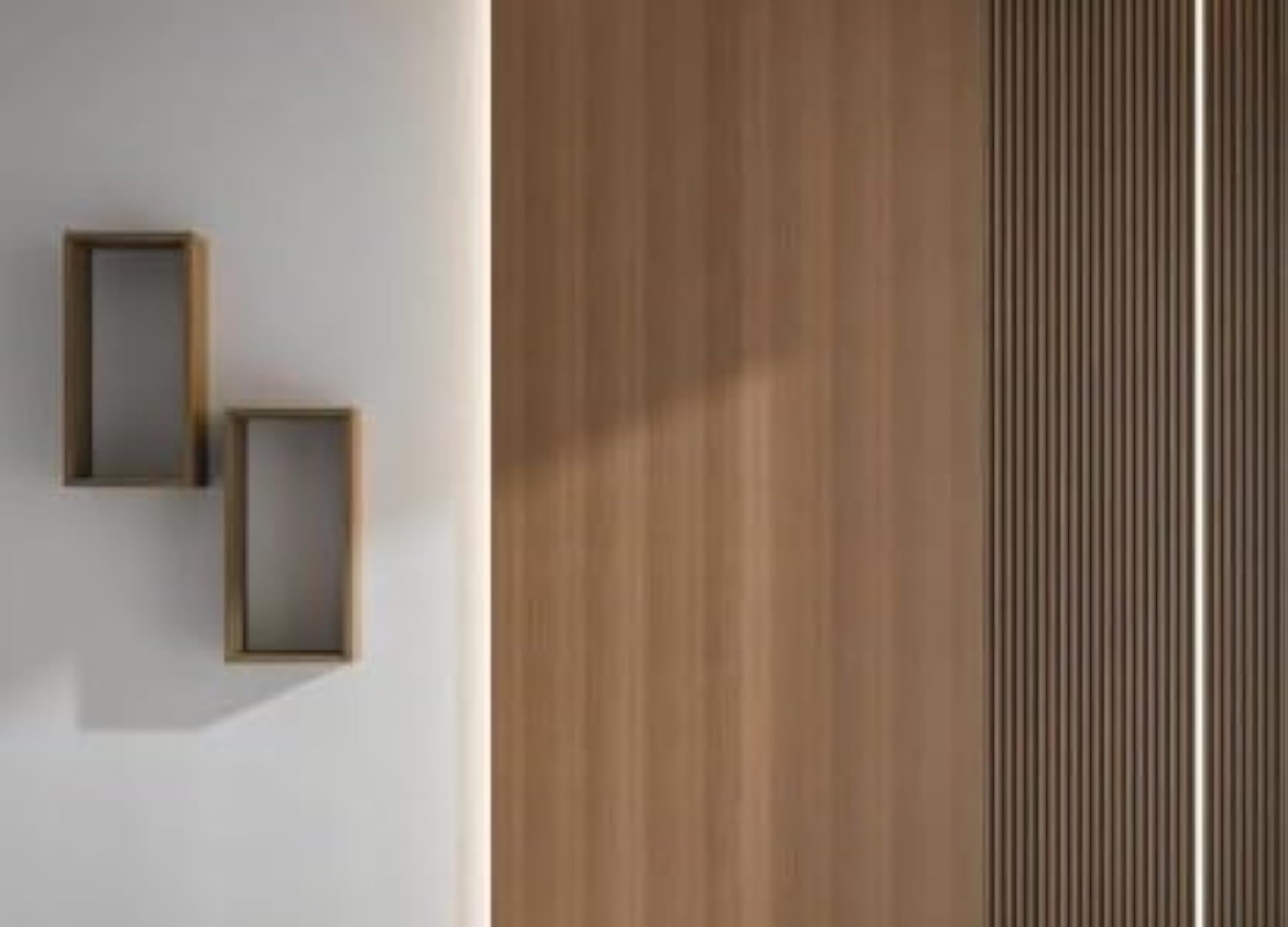 Beige Veins Wall Hanging Shelf Set