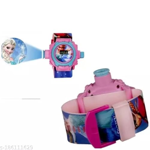 Image of Acnos Brand- Digital 24 Images Projector 7 Character Watch for Kids Boys Rubber Material Watch Diwali Gift Birthday Return Gift Best Digital Toy Watch for Boy's Girl's