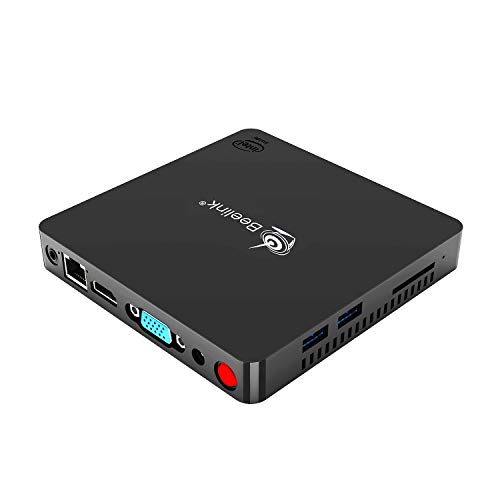 Mini PC, Beelink T34-M 6G RAM 128GB SSD Mini Desktop Computer with Intel Celeron N3450 Processor, Gigabit Ethernet, 2.4/5.8G Dual Band WiFi, 4K HD, HDMI & VGA Ports, BT4.0, USB3.0, Window 10 Pro