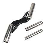 Helilyco Mauerwerk-Set Maurerwerk: 4-teiliges Fugenkellen aus gehärtetem Stahl (1/2 Zoll, 5/8 Zoll, 3/4 Zoll, 7/8 Zoll) mit ergonomischem Griff, für Rot/Gelb/Schwarz