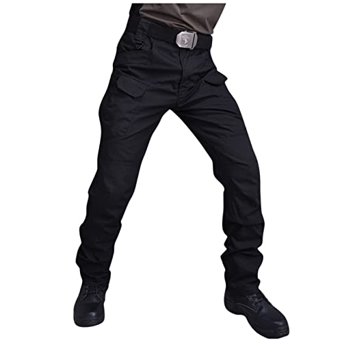 OIOLOYJM Military Cargo Pants for Men Hiking Relaxed Fit Work Waterproof Stretch Tactical Lightweight Outdoor Travel Pant