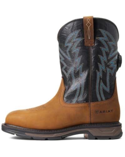 Image of ARIAT Men's WorkHog XT BOA Carbon Toe Work Boot, Dark Earth /Black, 8.5 EE