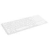 【All-in-one Solution for Multi Media and OS】Featuring Bluetooth 5.0/4.0 + 2.4GHz tri-mode wireless connectivity, this portable HTPC keyboard provides a great way to navigate, browse, search or type on your PC-connected TV, tablet, steam deck, gaming ...