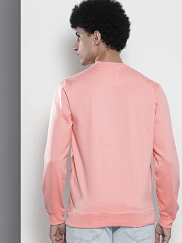 Image of The Indian Garage Co Men Regular Fit Solid Crew Neck Overhead Sweatshirt