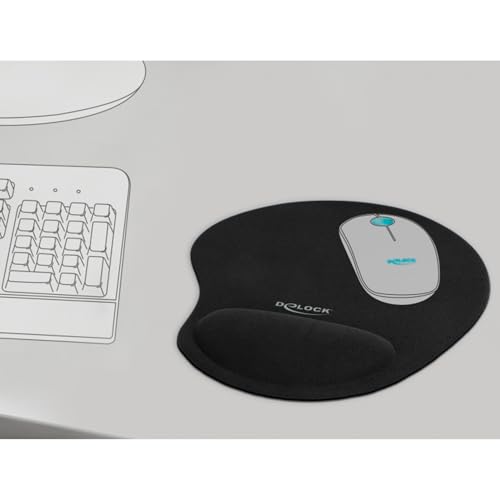 DeLOCK Tapis ergonomique de avec appui de poignet en gel 230 x 202 x 24 mm Neuf - vue 6