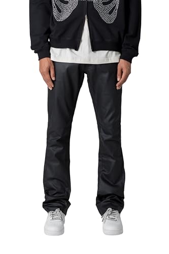 mnml Men's B447 Waxed Flare Denim