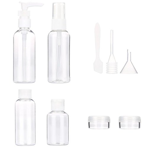 Cosmetic Containers,Vovotrade 9pcs Set Empty Tubes Cosmetic Cream Travel Lotion Containters Packing Empty Bott