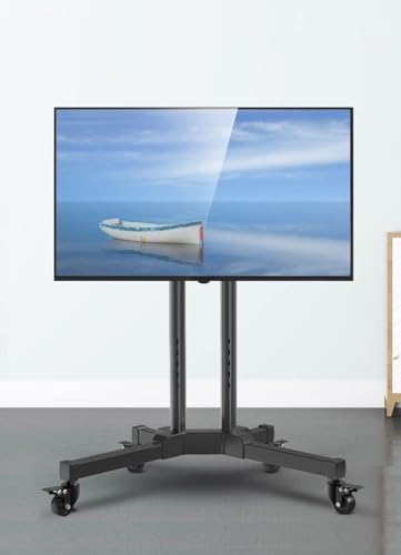 Soporte móvil para TV con ruedas ajustable en altura miniatura 6