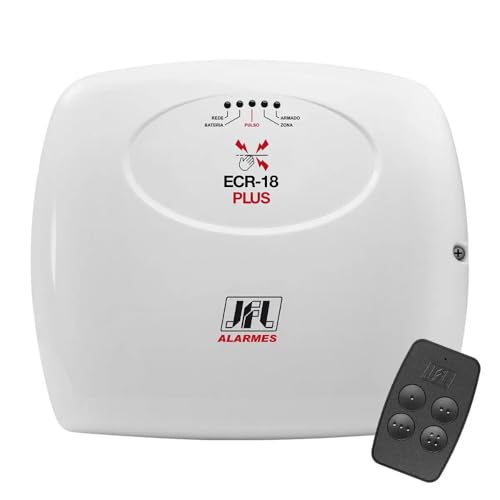 Central Eletrificador JFL ECR18 Plus para Cerca Elétrica, Controle Inteligente via App, Bivolt Automático, Zonas Programáveis