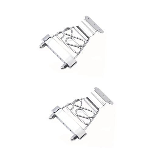 String Tailpiece pour Guitare Archtop Toyvian 2 Pièces