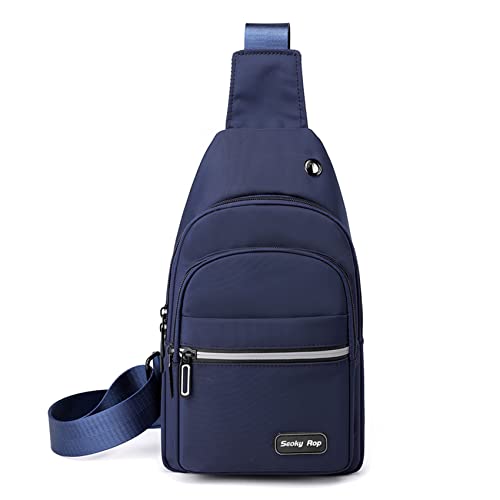 Seoky Rop Sling Bag Crossbody Backpack for Men Women Multipurpose Chest Shoulder Bag for Travel Hiking Daypack Blue2