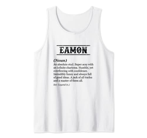 EAMON - Funny Phrase with Name Definition | Customized Men's Tank Top