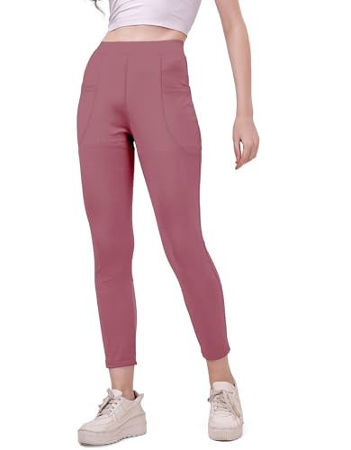 Image of Mehrang Gym Wear for Women Stretchable Yoga Pants, Fitness Gym Leggings, Gym Pants, Track Pants, Sports Tights, Active Wear Lower for Women