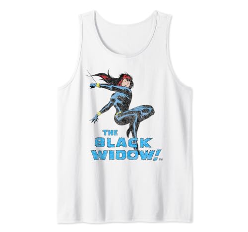 Débardeur imprimé Black Widow Marvel vêtement sans manches estival