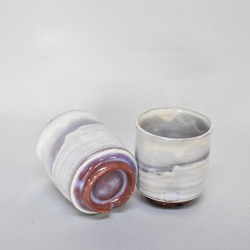 萩焼 萩むらさき組湯呑 |HG000953