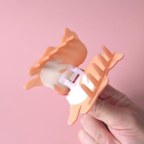 Pinza para cabello de acetato estilo Shiba Inu miniatura 3
