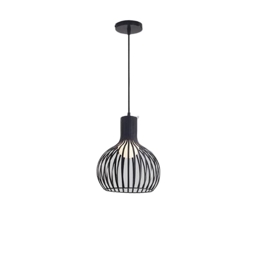 Lámpara de comedor de diseño artístico en hierro plano, iluminación elegante y retro