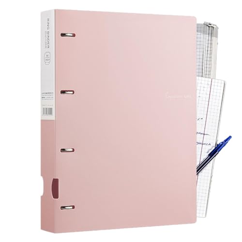 Carpeta A4, organizador de proyectos con 4 agujeros, abrazadera en D de 4 agujeros, carpeta recargable, carpeta de sobres, carpeta A4 para la escuela