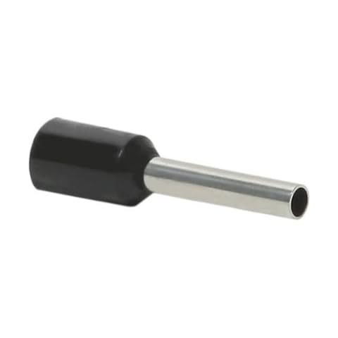 Puntas Terminales Pre-Aisladas DEBFLEX 1.5mm² Negro Bolsa 20 Cover