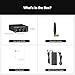 Fosi Audio BT20A Bluetooth Stereo Amplifier, 2 Channel Home Audio Component Amplifiers for Passive Speakers, Mini Class D Amp Receiver 200W for Indoor/Outdoor/Garage/Ceiling/Bookshelf Speaker