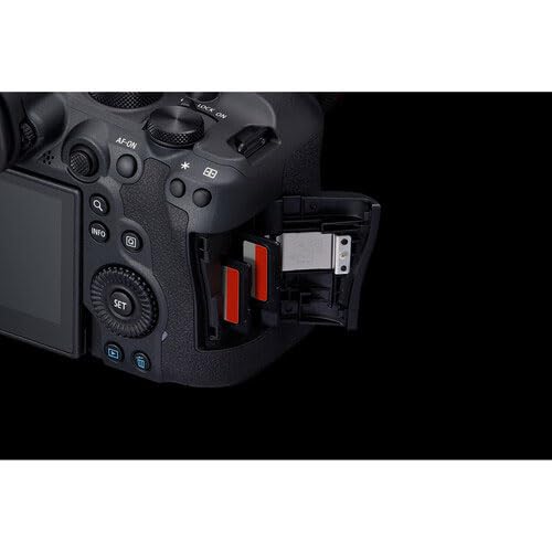Canon EOS R6 Mark II Full Frame Mirrorless Camera Body with RF 24-105mm F4 L is USM Lens 5666C011 Bundle with Deco Gear Photography Bag + Microphone + Monopod + Software & Accessories Kit