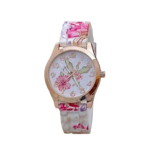 MV FASHION White Dial Analog Floral Watch for Women & Girls (B0CCF1P34N) Amazon Price History, Amazon Price Tracker