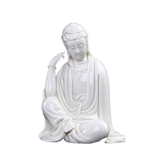 Ornements antiques en céramique Guanyin, cadeau spirituel idéal