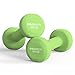 PROIRON Pesi Palestra in Casa Fitness e Palestra Manubri e Pesi Fitness Pesi per Palestra Manubrio (Set di 2) 1-10kg (Verde - 2 x 2KG)