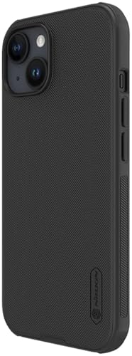 Nillkin Capa Super Frosted Shield Pro Series projetada para Apple iPhone 15 (sem recorte de logotipo) - preta