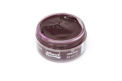 MOVI BEAUTY CREAM - Lucido per scarpe. Lucidante e nutriente per scarpe in pelle/cuoio. Più di 30 colori. 50 ml. Confezione da 6 vasetti per colore.