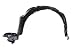 Genuine Toyota Parts 53875-47030 Passenger Side Front Fender Inner Panel