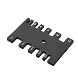 Construction en aluminium durable : fabriquée à partir d'aluminium robuste, cette plaque d'insertion résiste à la rouille et à la déformation, assurant une performance durable pendant des années d'utilisation.