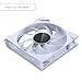 Phanteks M25-140 Gen2, 140mm ARGB High Performance Cooling Fans, Daisy-Chain Unified Fan Frame, Infinity Mirror hub, Single Cable Connection, White