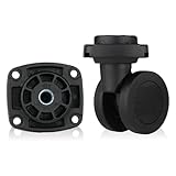 2/4 Piezas de Ruedas for Carrito, Accesorios universales, Repuesto for Maletas, reparación(4PCS,Circle)