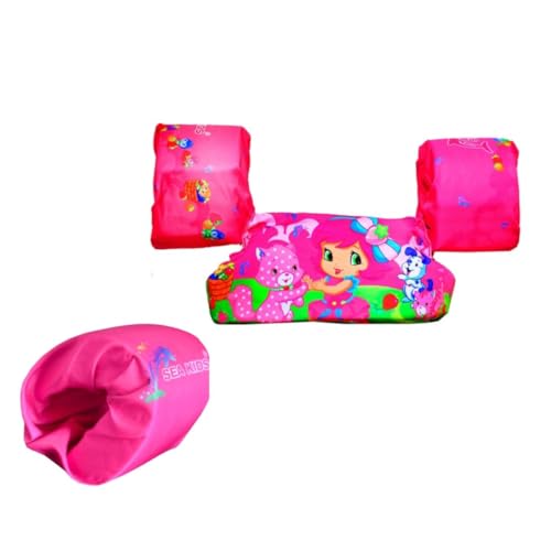 SEA KIDS, BOIA COLETE SALVA-VIDAS MENINA COM BOIA AUXILIAR
