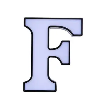 A K Homes -White Environment Friendly Energy Saving Lastics Letter-Shape Lamp me Club Outdoor Indoor Party Weeg Decoration/