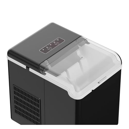 Máquina fabricadora de hielo portátil, con función de autolimpieza y producción diaria de hielo, incluye cesta para recoger hielo y asa, ideal para cocina, camping o RV miniatura 2