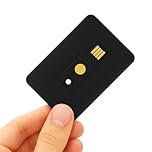 Card Holder for YubiKey 5 NFC and 5C NFC - Protective Case and Holder with Anti-Lost Slot for Wallet, Backpack and Card Holder (Security Key Not Included) (1 Black Slot)
