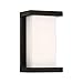 WAC Lighting WS-W47809-BK Case Outdoor Wall Sconce LED Light Fixture, 9 Inches, Black