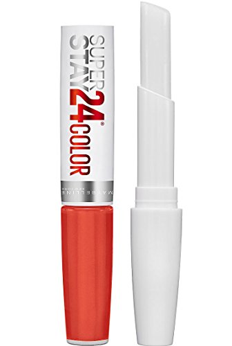 Image of Maybelline New York Superstay 24, 2-step Lipcolor Cream Finish, Non-Stop Orange