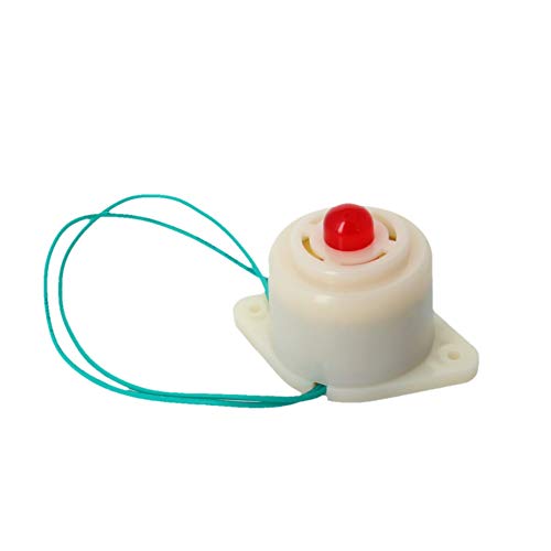Image of Fielect 2Pcs AC 220V 2 Wire Industrial Red LED Flashing Alarm Buzzer 110dB 500mA High Sensitivity Buzzer White