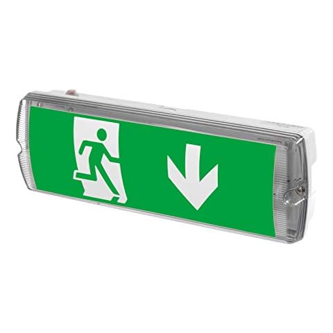 RR_NORD 7Watt Notleuchte IP65 LED Rettungszeichenleuchte Notbeleuchtung Cover