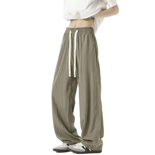 Summer Casual Pants Men's Loose Wide-Legged Trousers
