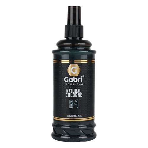 Gabri Professional Natural Cologne S Serie S 400 ml - Eau de Colonia - Fragancia refrescante, aplicación versátil, de larga duración, suave para la piel (400 ml (1 paquete), S4)